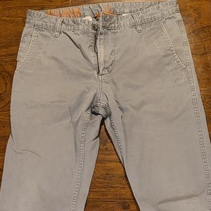 Dockers Alpha Slim Khakis Grey 34x32